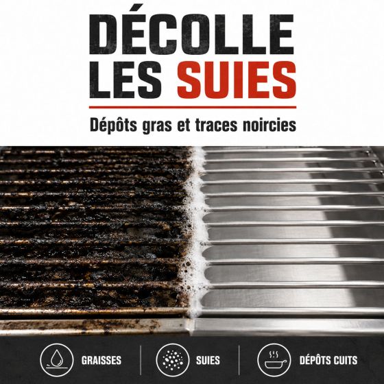 Nettoyant décapant graisse cuisine - NETTOYANT GRAISSES ET SUIES