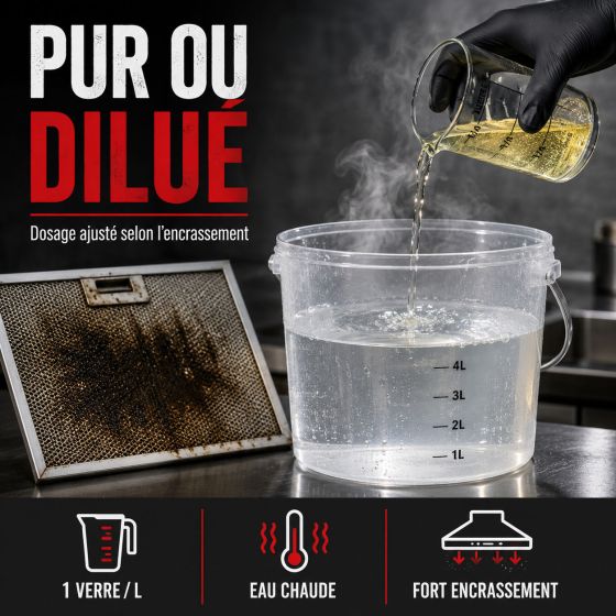 Nettoyant décapant graisse cuisine - NETTOYANT GRAISSES ET SUIES