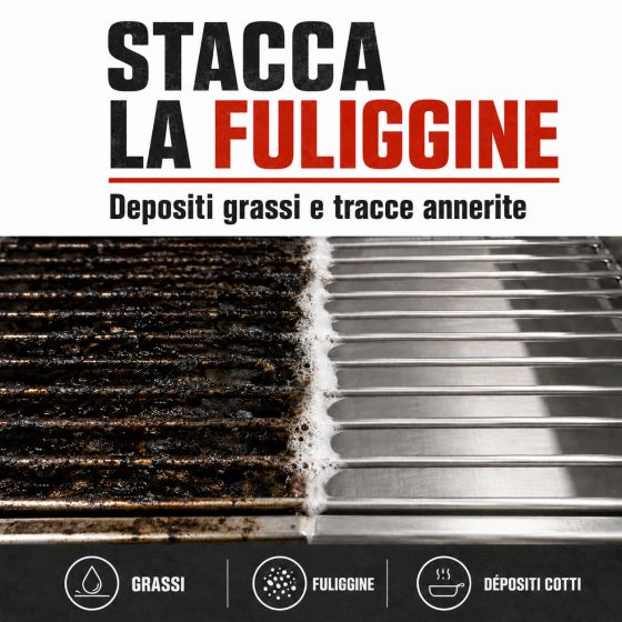 Sgrassatore per cucina professionale: per grassi e fuliggine