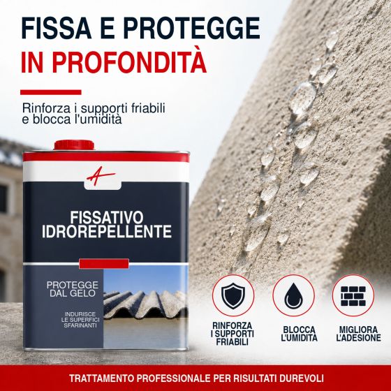 Idrorepellente antipolvere per superfici porose, pre-verniciatura: ARCAFIX