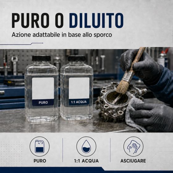 Solvente per grassi, Sgrassatore per parti meccaniche