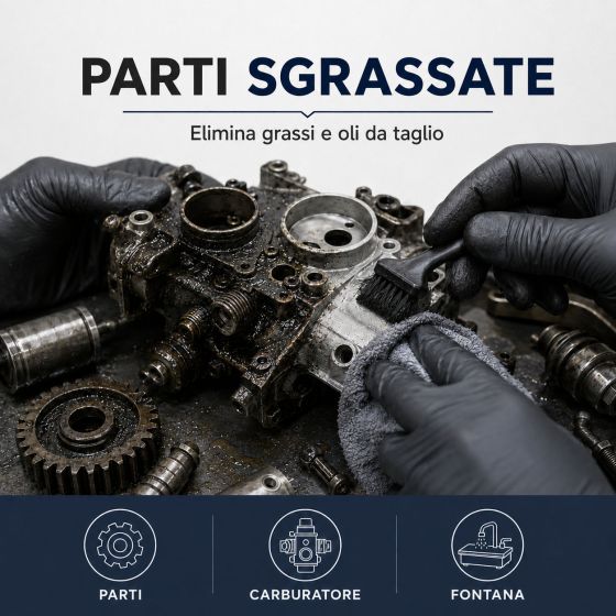 Solvente per grassi, Sgrassatore per parti meccaniche