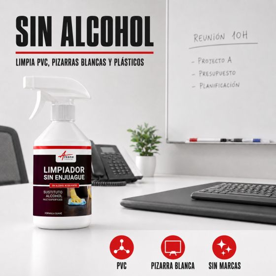 Whiteboard velleda kunststof wit pvc reiniger - ALCOHOLVRIJE REINIGER