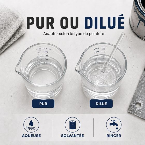 Nettoyant pinceau peinture et lasure
