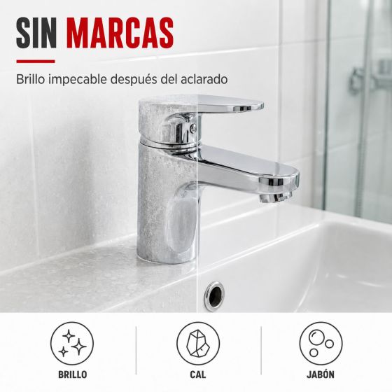 Limpiador desincrustante para sanitarios, baño y ducha