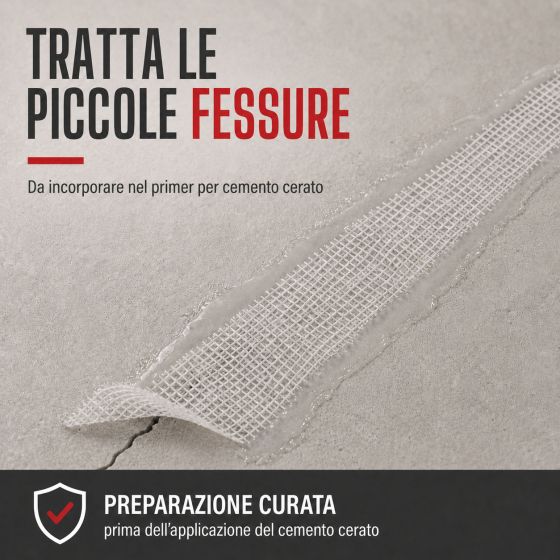 GARZA DI TELA 5cmx20m - garza di tela per il trattamento delle giunzioni di cemento cerato su supporti mobili e fessure