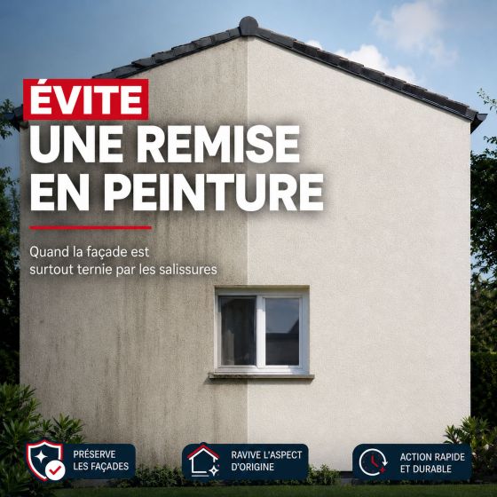 Nettoyant rénovateur crépis façade - RÉNOVATEUR FACADES