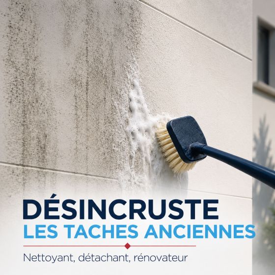 Nettoyant rénovateur crépis façade - RÉNOVATEUR FACADES