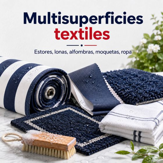 Limpiador para tela de toldo, sombrilla, alfombra - LIMPIADOR DE TELAS Y TEXTILES