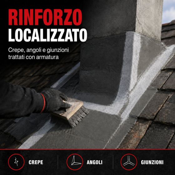 Guaina liquida per tetti, Guaina impermeabilizzante tetto ARCAROOF