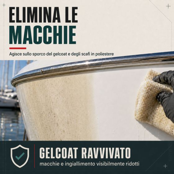 Detergente per manutenzione barche e scafi