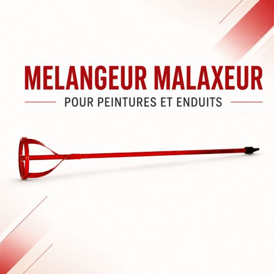 Mélangeur malaxeur peinture enduits adaptable perceuse mélange homogène
