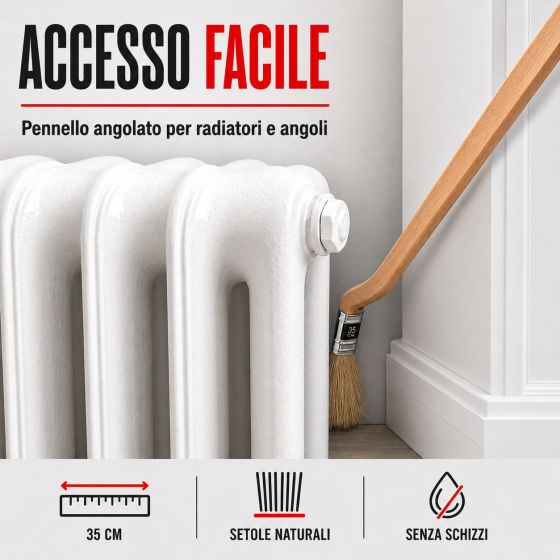 Pennello per radiatore e riscaldamento in ghisa