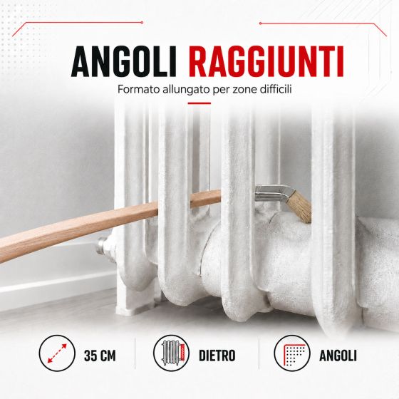 Pennello per radiatore e riscaldamento in ghisa