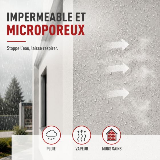 Peinture Façade Acrylique pour Crépi - ARCAFAÇADE RENOV