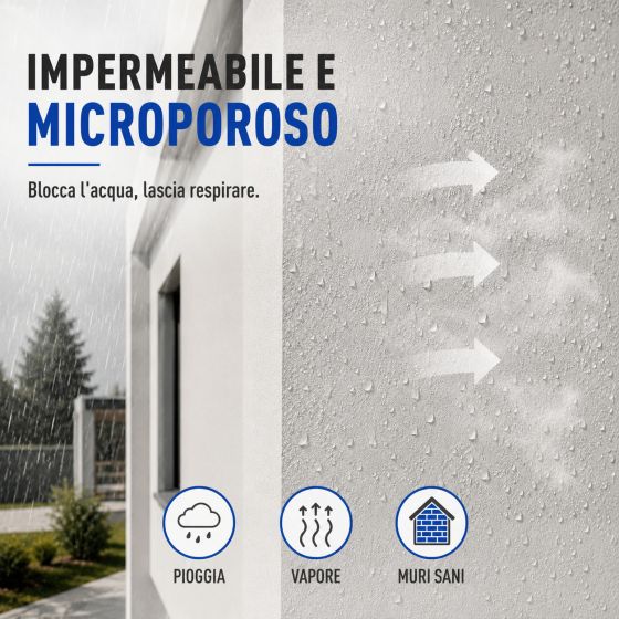Pittura acrilica per esterni: per facciate esterne e stucco - ARCAFAÇADE RENOV