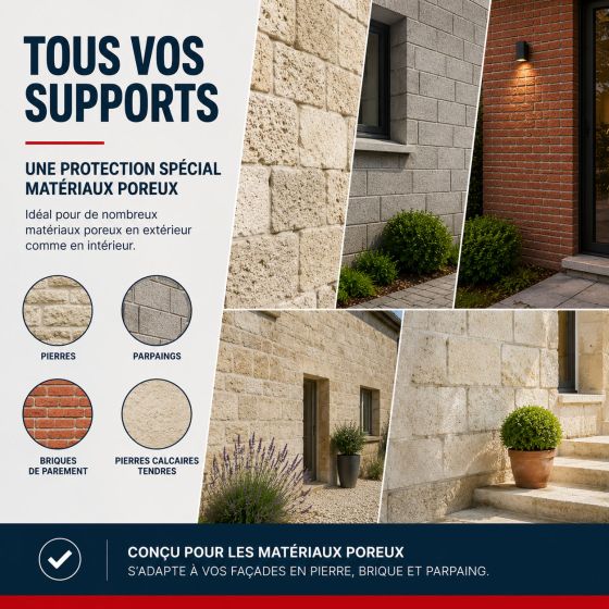 Barrière étanche, produit d'injection pour mur humide : ARCAFLUID