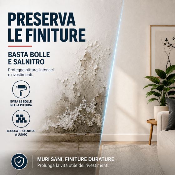 Trattamento antiumidità pareti umide, Barriera impermeabile ARCAFLUID - 14