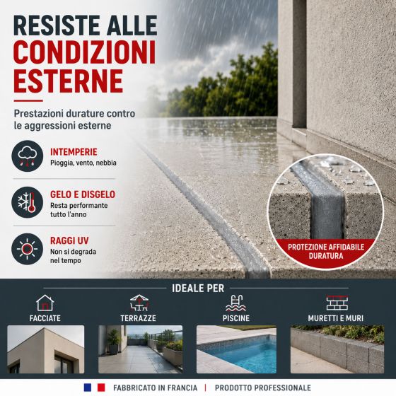 Mortier joint souple pour traitement de fissure : ARCAFLEX
