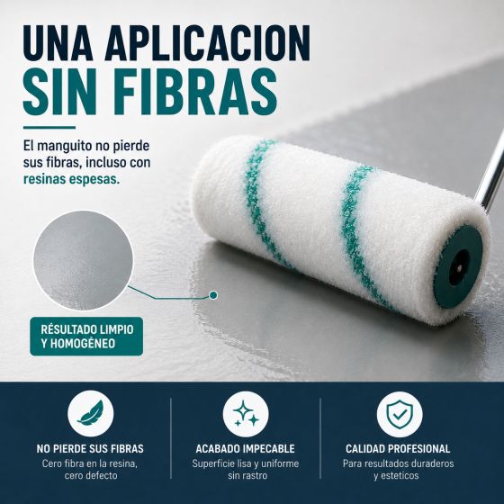 Rodillo de pelo largo para pintura: para fachadas, piscinas, exteriores