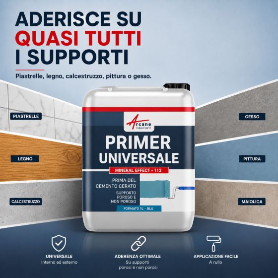 Primer universale per cemento cerato