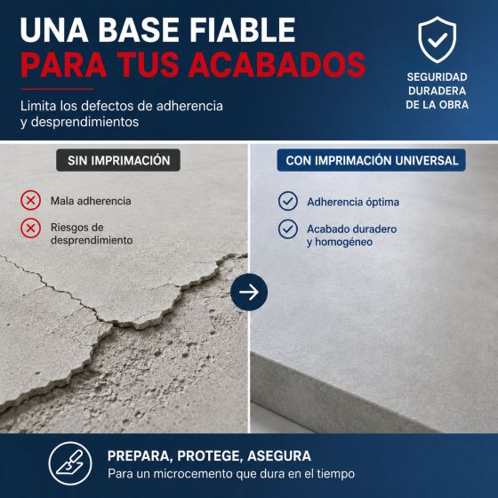 Imprimación universal para microcemento