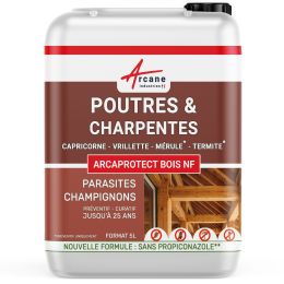 Tratamiento de madera para armazón y viga, producto para insecto xilófago : ARCAPROTECT BOIS +