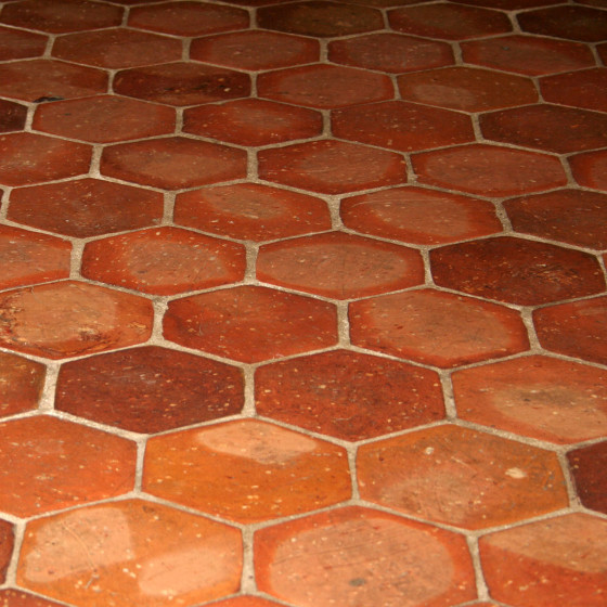 Waterafstotend tomette, waterdichtmakende terracotta vloer, vlekbestendig: IMPERTERRAS TOMETTE