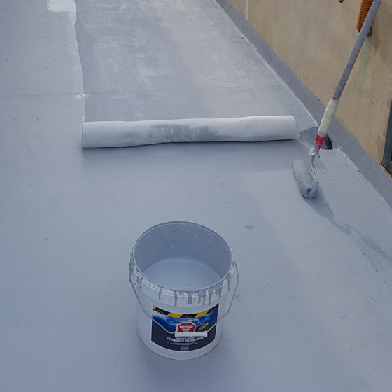 Impermeabilizzazione del tetto terrazza - Resina Poliuretanica Colorata: ARCATHAN 4 kg Grigio