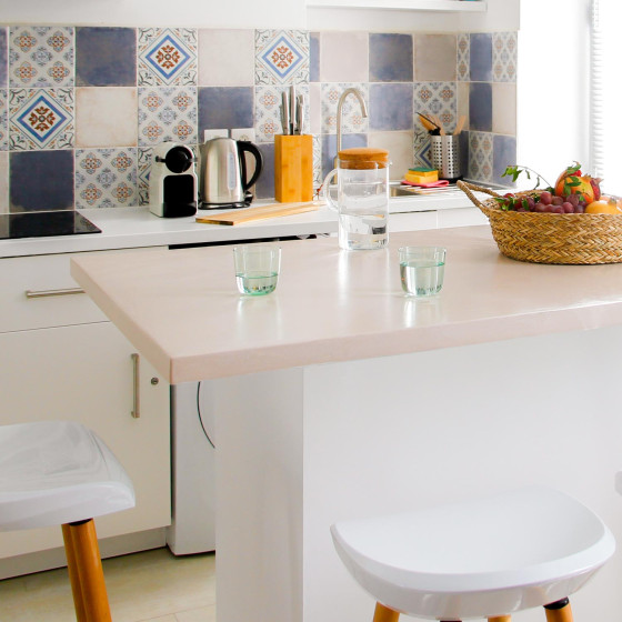 plan de travail beton cire - BETON CIRE CUISINE 