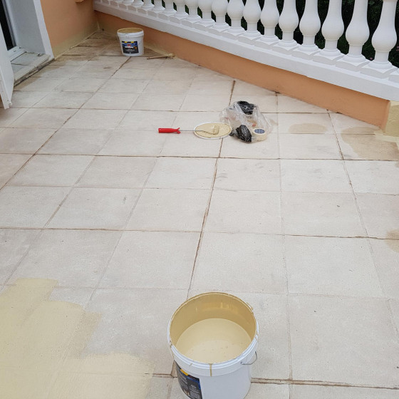 Impermeabilización de Azoteas - Resina de Poliuretano Coloreada: ARCATHAN