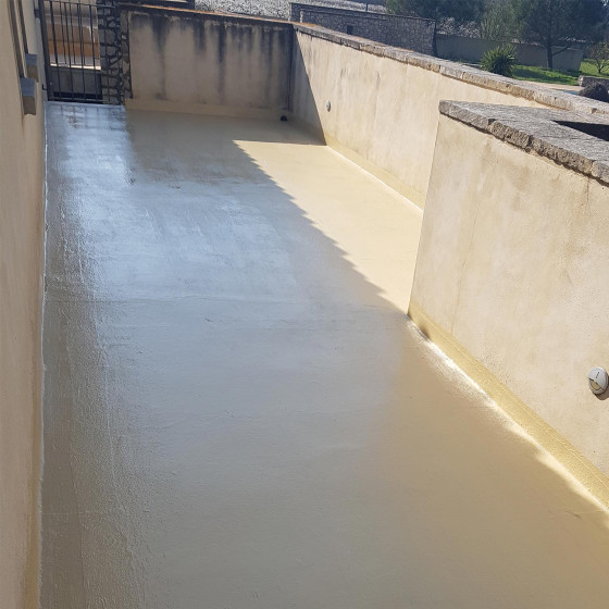 Impermeabilizzazione per terrazze - Resina Poliuretanica Colorata: ARCATHAN