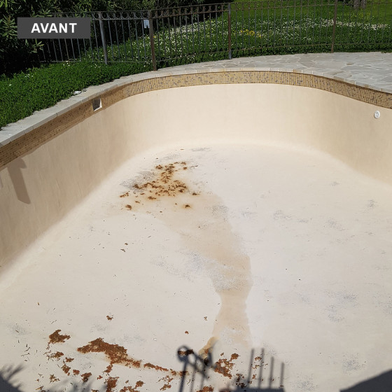 Peinture piscine béton  - ARCAPISCINE