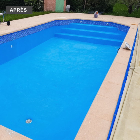 Peinture piscine béton  - ARCAPISCINE