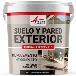 KIT GEWAXT BETON BUITEN - Gewaxt beton voor buiten voor vloer, muur, terras, balkon, trap