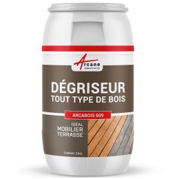 Dégriseur bois - Dégrisant pour terrasse et bois extérieur - ARCABOIS 609 200L