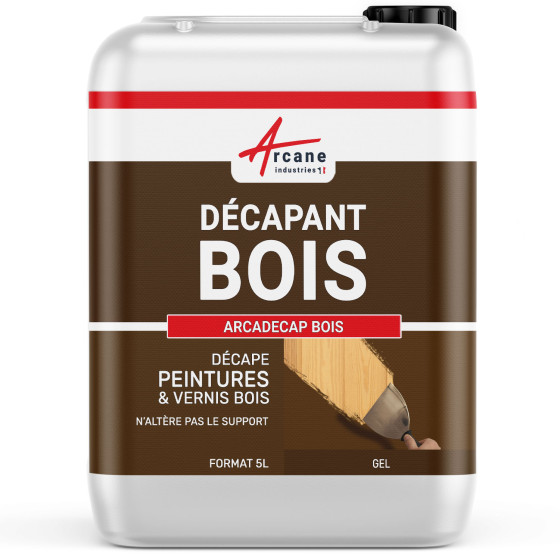 Décapant Bois - ARCADECAP BOIS 5L - Couleur / Aspect : Décapant Bois - ARCADECAP BOIS 5L - Couleur / Aspect :
