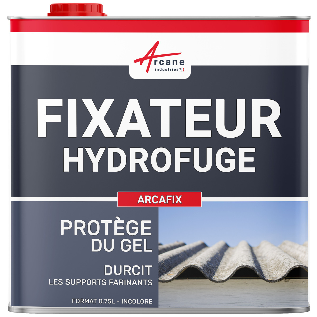 Fixateur hydrofuge ciment anti gel et poussière, ARCAFIX