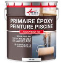 Primaire époxy pour piscine coque polyester et carrelage - ARCAPRIMER 100-Kit4kg-Transparent-Aspect / Couleur