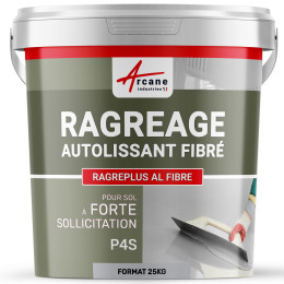 Ragréage autolissant fibré sol autolissant - RAGREPLUS AL FIBRE-25Kg-Gris-Aspect / Couleur