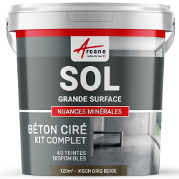 KIT BETON CIRE SOL GRANDE SURFACE HAUTE PROTECTION