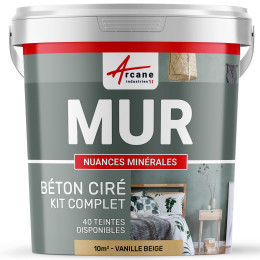 KIT BTON CIR MURS-kit10m2-Satinee-Vanille-Beige-Aspect / Couleur