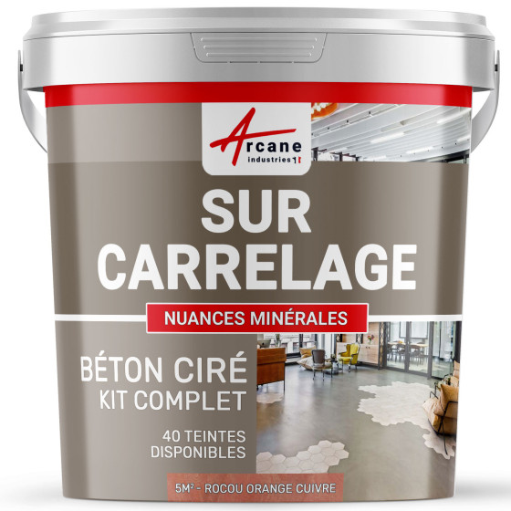 1-Main-KIT BETON CIRE SUR CARRELAGE-kit5m2-Rocou-orange-cuivre-Aspect / Couleur