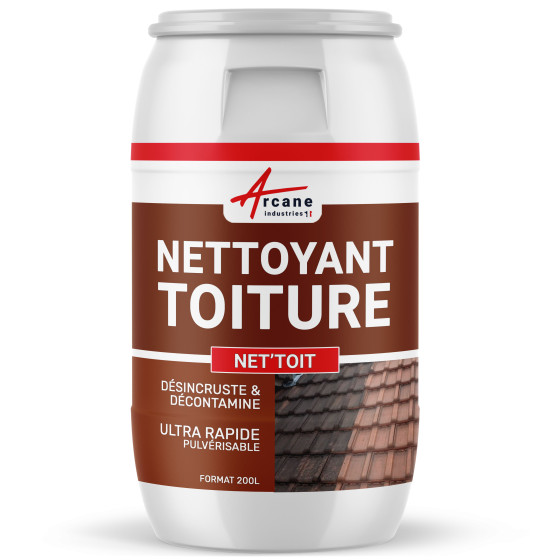Produit nettoyant toiture rapide et puissant : NET'TOIT Produit nettoyant toiture rapide et puissant : NET'TOIT