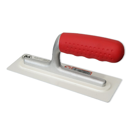 POLYCARBONAAT (PLASTIC) SPAAN - Polycarbonaat decoratiespaan voor het gladstrijken van gewaxt beton, kleipleister, lichte tinten