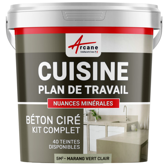 1-Main-BETON CIRE CUISINE - Kit Complet- kit 5m2 - marang vert clair