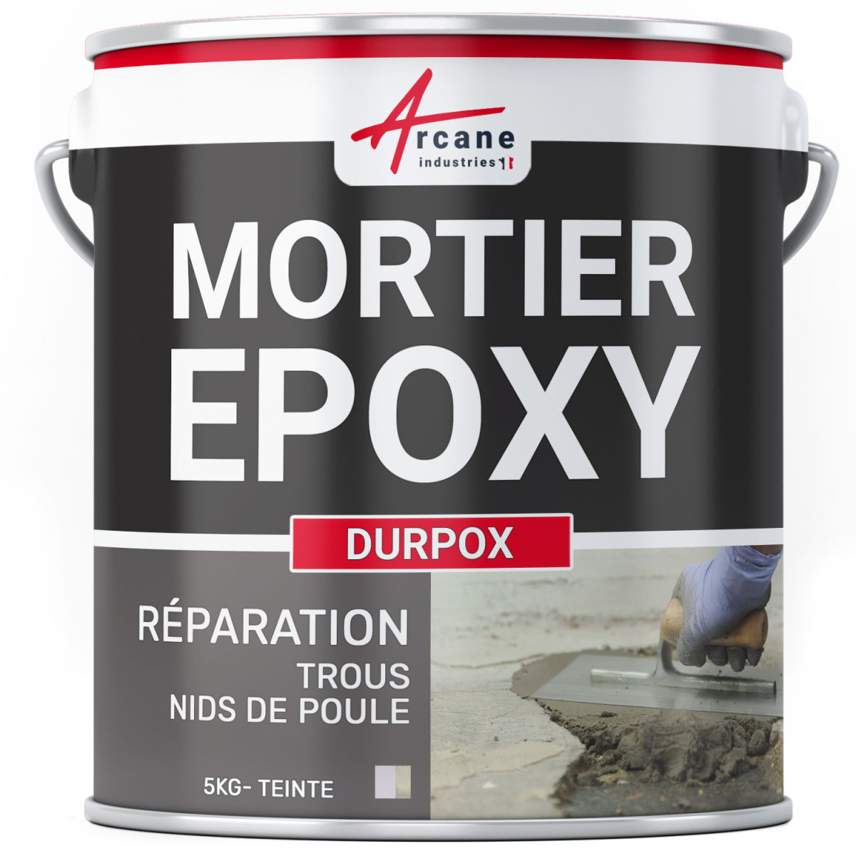 Mortier de Réparation sol - A base d'Epoxy - Enduit de rebouchage de f