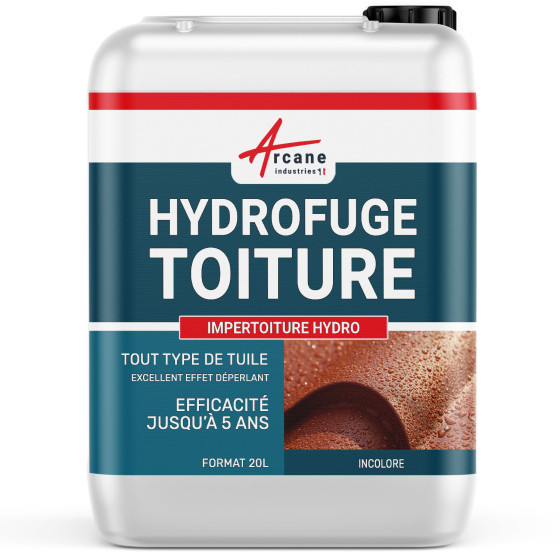 Hydrofuge incolore pour toitures poreuses - IMPERTOITURE HYDRO-20L-Incolore-Couleur / Aspect