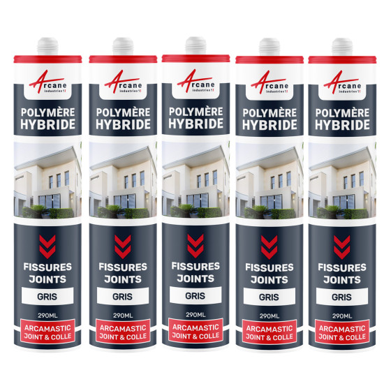 Mastic Polymere Hybride Fissures et Joints : ARCAMASTIC JOINT ET COLLE - Couleur / Aspect  :