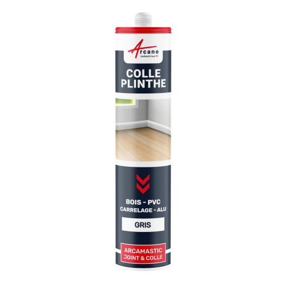 Mastic Colle Plinthes Polymere Hybride : ARCAMASTIC JOINT ET COLLE PLINTHES - Couleur / Aspect  :
